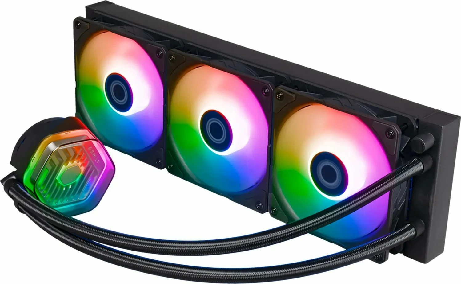 Ftohës me ujë AIO Cooler Master MasterLiquid 360 Atmos ARGB 360mm (MLX-D36M-A25PZ-R1), e zezë