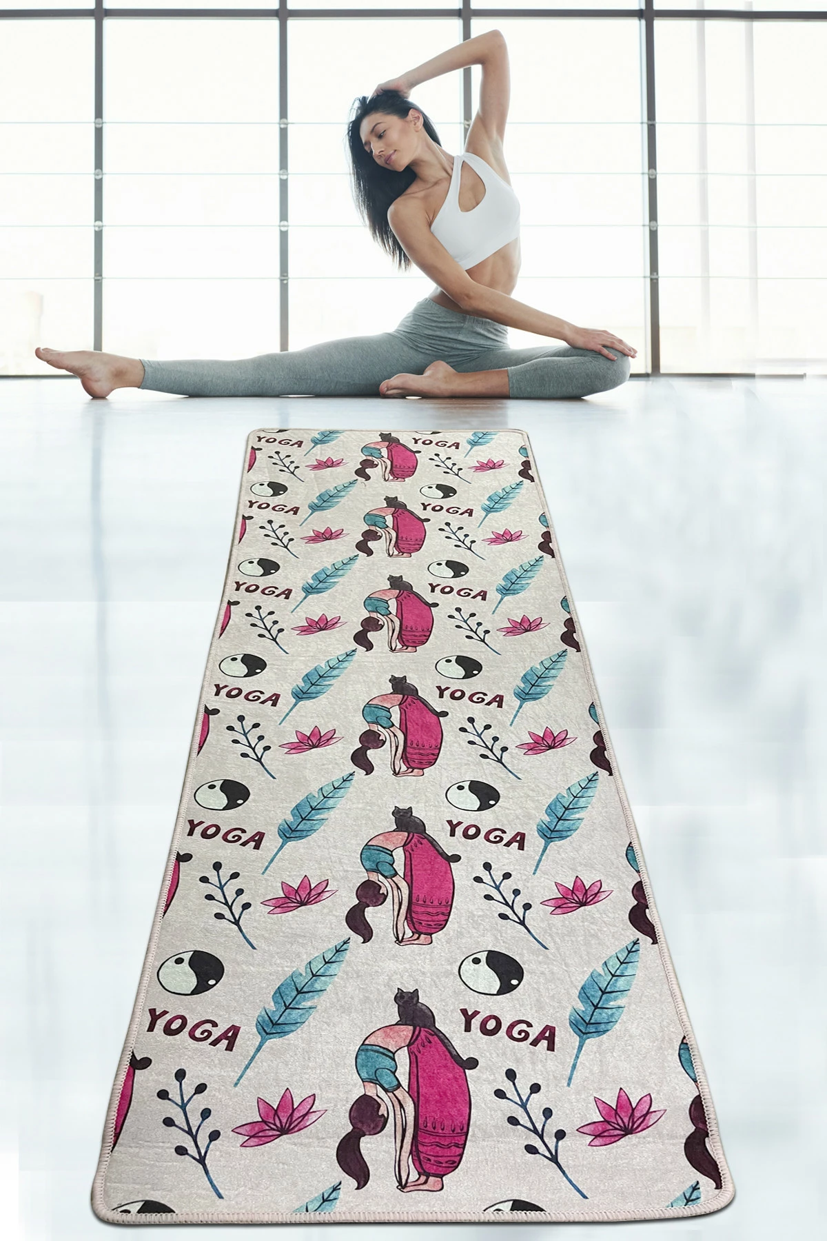 Qilim yoga, Vital And Vivid, Muhka Djt, shumëngjyrësh, 60x200cm