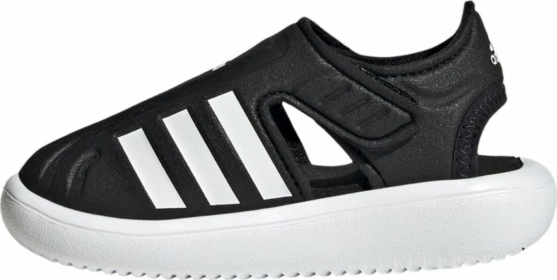 Sandale për fëmijë adidas, të bardha/ të zeza [Madhësia: 21]