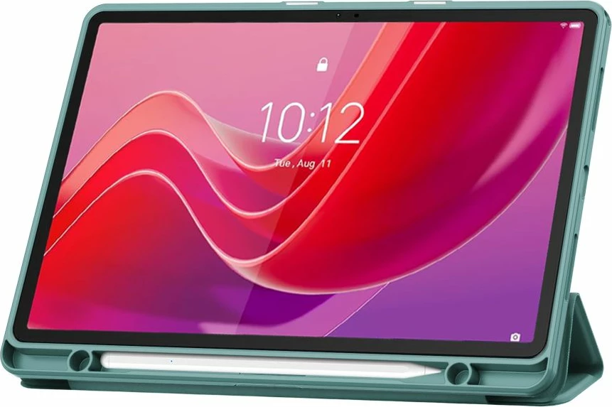 Mbështjellës tablet Tech-Protect SC Pen për Lenovo Tab M11 11" TB-330, silikon, e gjelbër