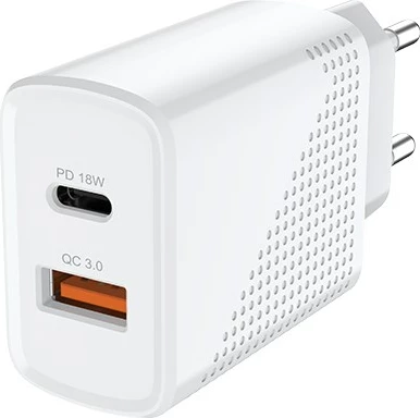 Kabllo karkuese Savio LA-05, USB 3.0, Type A, 18W, 1m, e bardhë