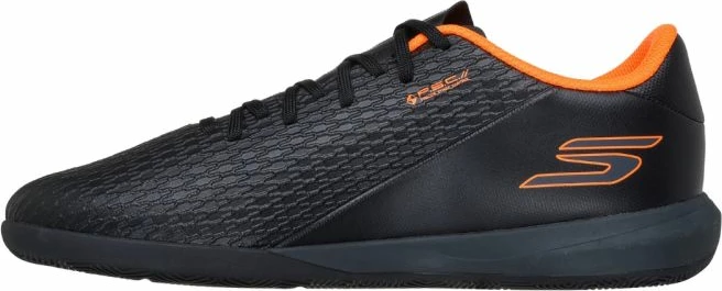Atlete futbolli Skechers Club IC 252136 BKOR, të zeza dhe portokalli