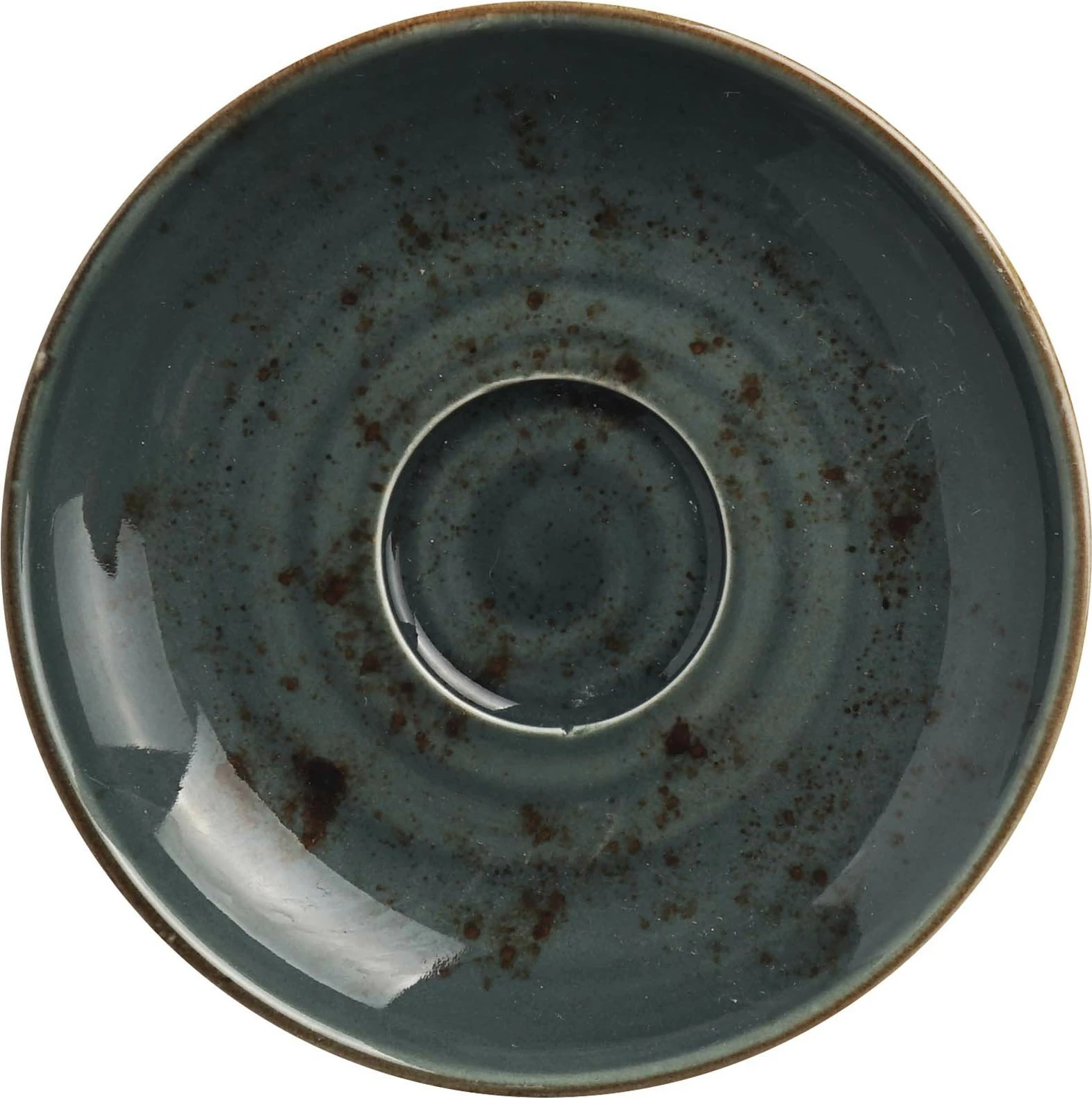 Pjatëz kafeje Fine Dine Arando 140 mm porcelan set 6 copë Gri