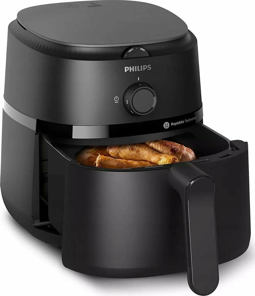 Fritezë me ajër Philips Series 1000 NA120/00, 4.2L, 1500W, e zezë