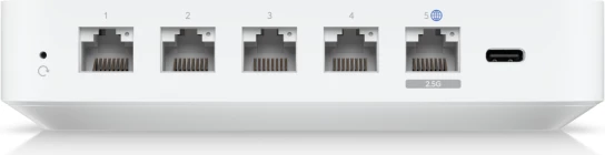 Gateway cloud Ubiquiti UCG-Ultra, 1Gbps IDS/IPS, 4xLAN GbE, 1xWAN 2.5GbE, USB-C, i bardhë