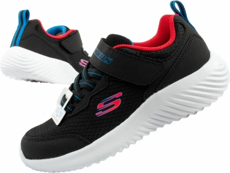 Atlete fëmijësh Skechers Bounder, të zeza