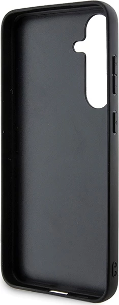 Mbështjellës celulari BMW BMHCS24M22NBCK Leather Carbon për Samsung Galaxy S24+ (S926), hardcase TPU/PC me lëkurë eko, i zi