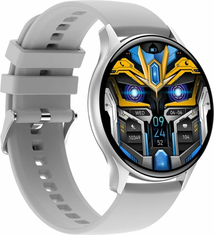 Smartwatch për femra RUBICON, gri/argjendtë