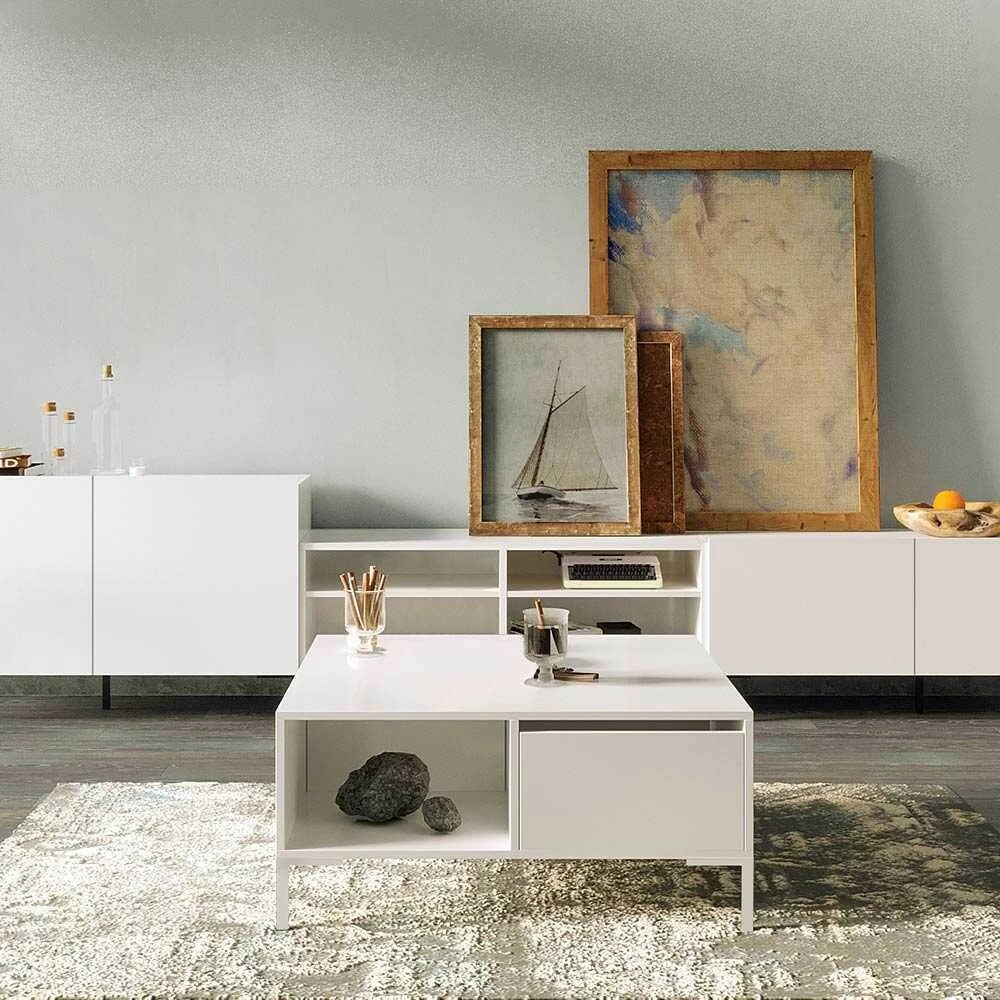 Tavolinë kafeje Hanah Home, SHP-660-DD-1, ngjyrë Diamond White