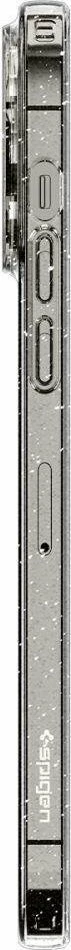 Mbështjellës Spigen Liquid Crystal Glitter për Apple iPhone 14 Pro, transparent, 1 copë