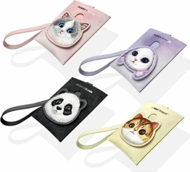 Portofol kartash Nimmy Big Eyed Pet 2.0, mace, i zi