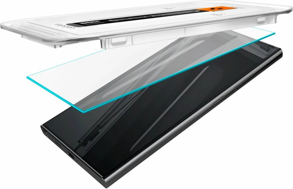 Mbrojtës ekrani xham i temperuar Spigen Glas.tR EZ Fit për Samsung Galaxy S24 Ultra, 2 copë
