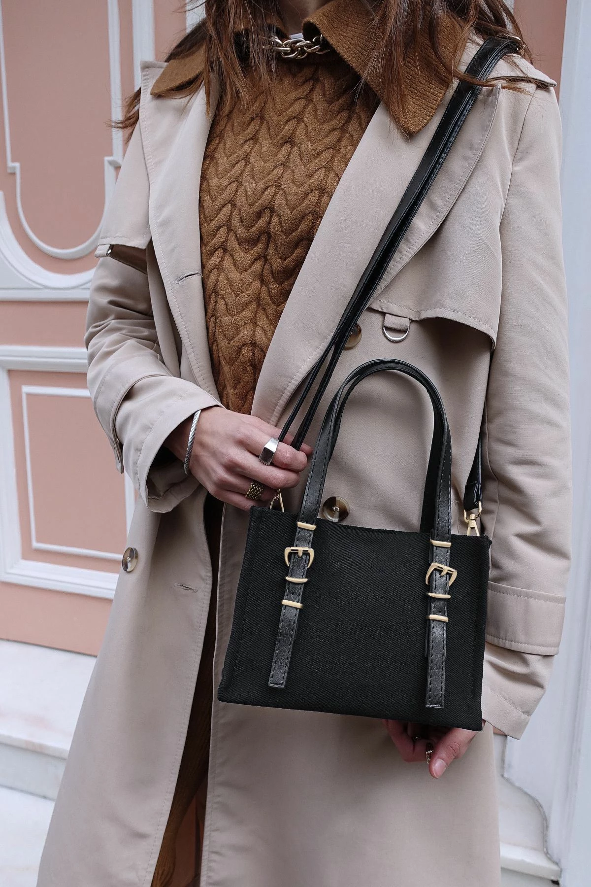 Çantë tote Zoozie, e zezë, 267