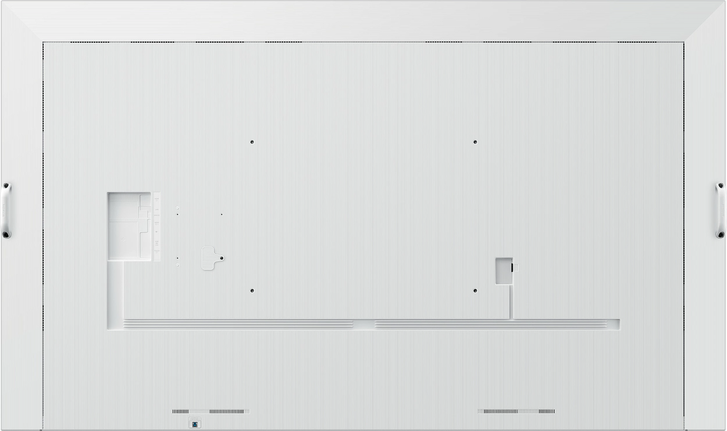 Ekran interaktiv Samsung WM75FX, 75", 4K UHD, Touch IR, HDMI/USB-C, Wi‑Fi, i bardhë/gri