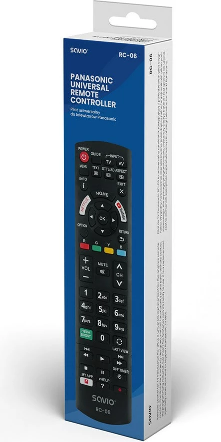 Telekomandë zëvendësuese për TV Savio Universal RC-06 