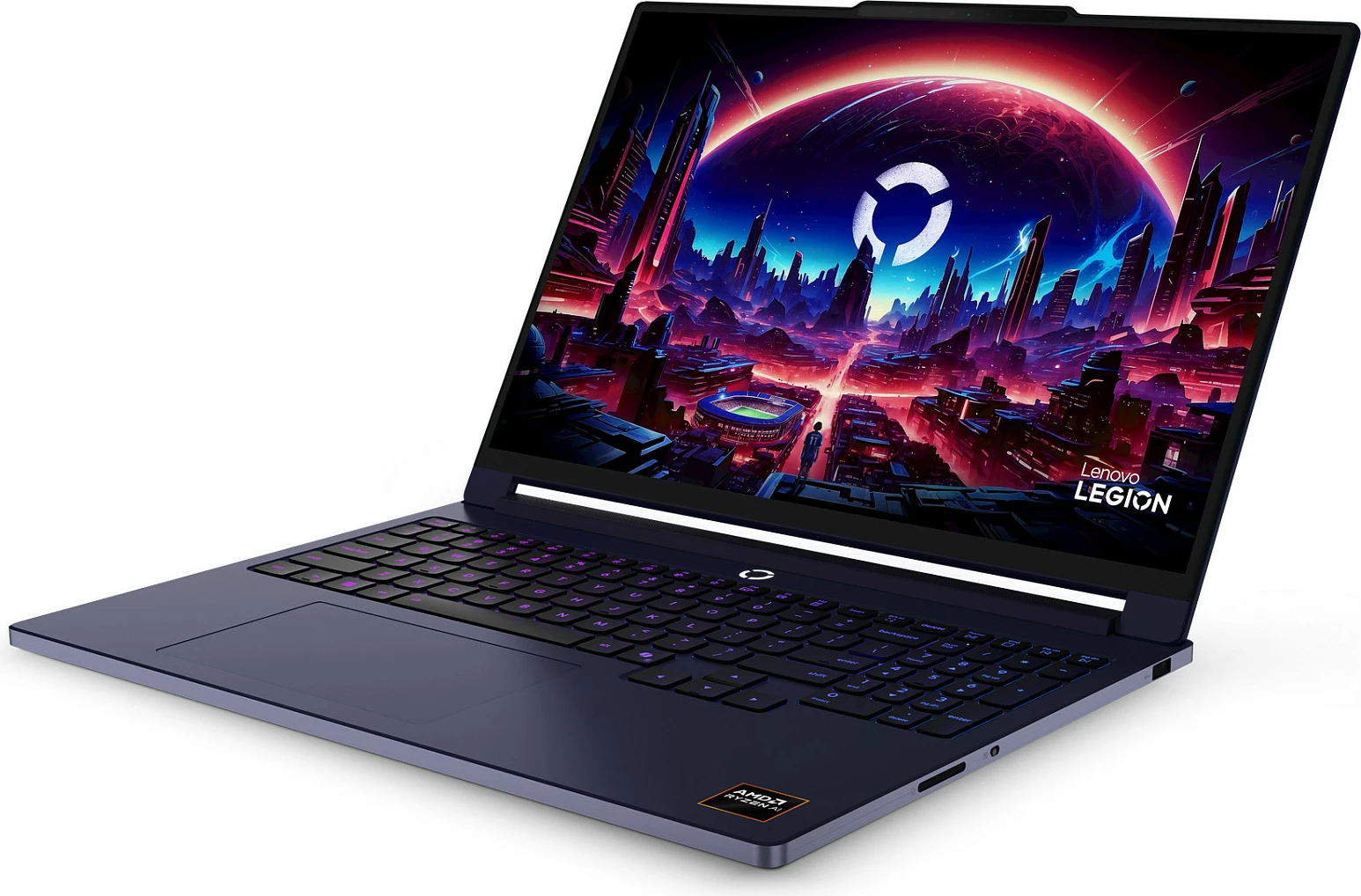 Laptop gaming Lenovo Legion 7a 16AGP11, Ryzen AI 9 HX 470, 32GB RAM Memorje, 1TB SSD, GeForce RTX 5060 8GB, 16" 2560x1600, Windows 11 Home, gri e errët
