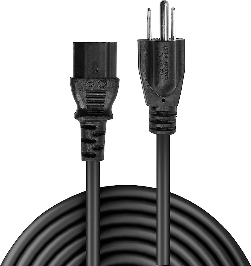 Kabllo rryme LINDY IEC-Netzkabel, 3 pin, 2m, e zezë