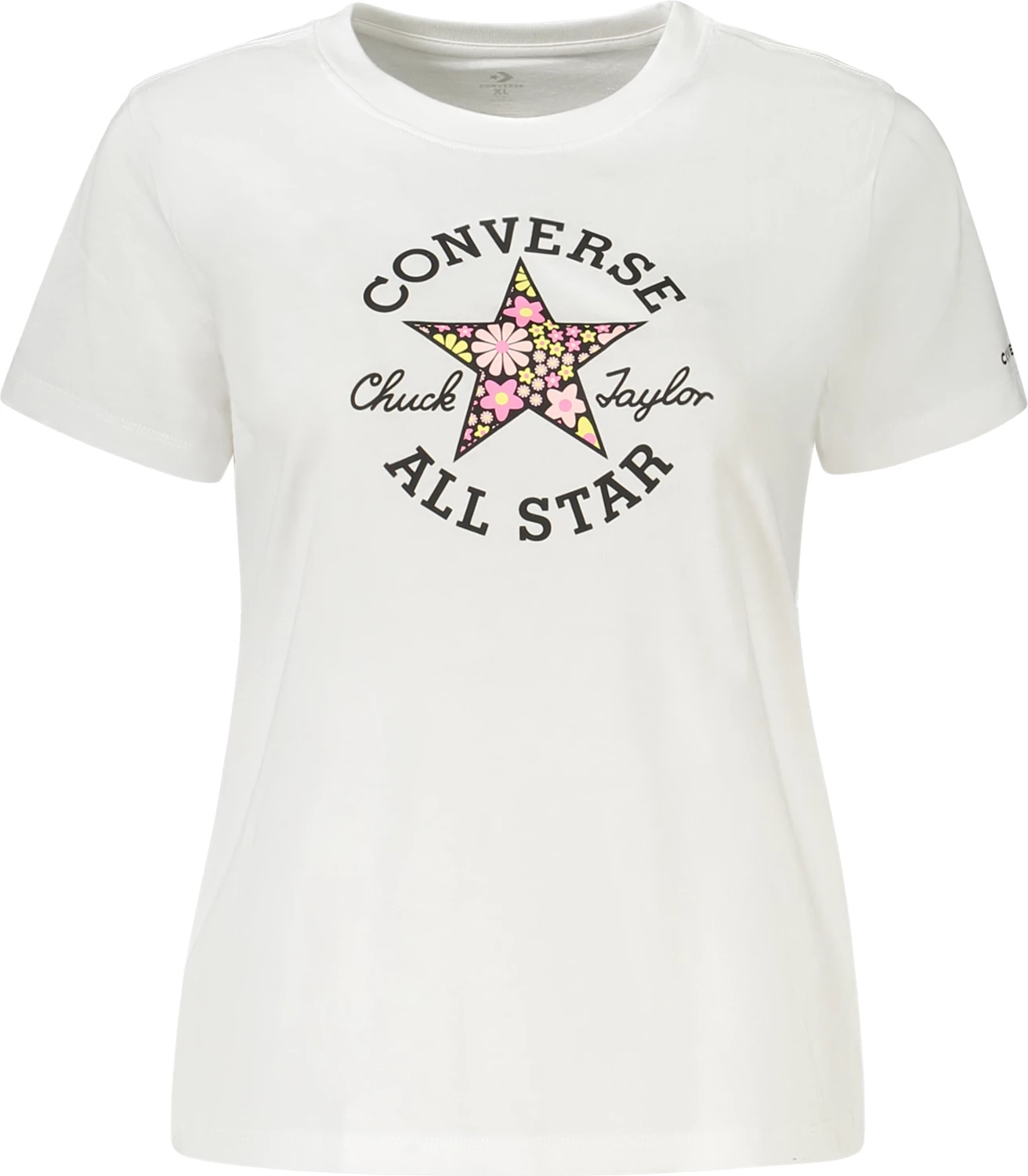 Maicë për vajza Converse, e bardhë