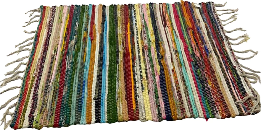 Qilim Remy, shumëngjyrësh, pambuk-poliester, 60x90cm