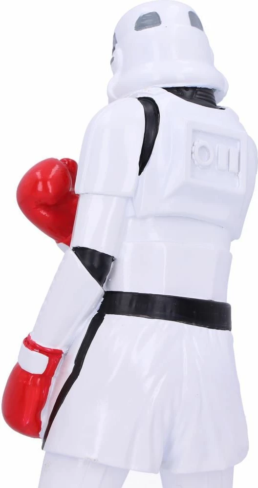 Figurinë koleksionuese NEMESIS NOW Stormtrooper "The Greatest" 18 cm, e bardhë me doreza të kuqe