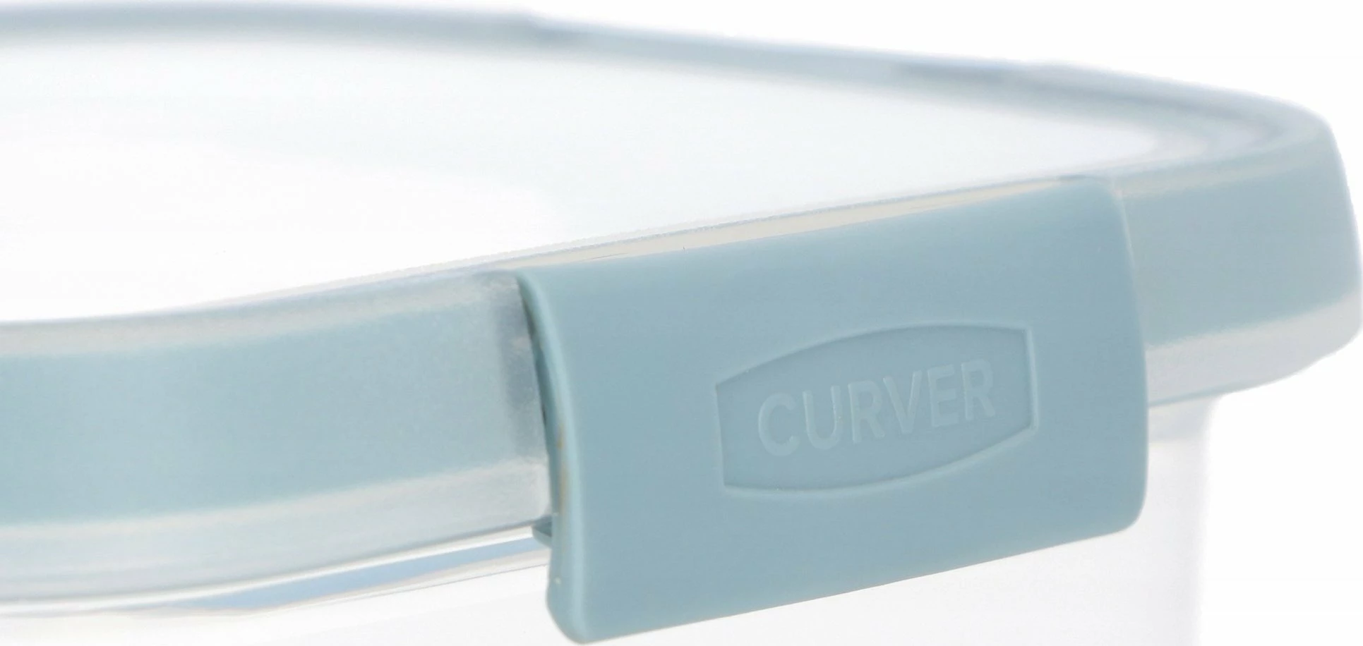 Kuti ushqimi Curver Clip Box 1.2 L, plastikë, transparente/blu, 1 copë