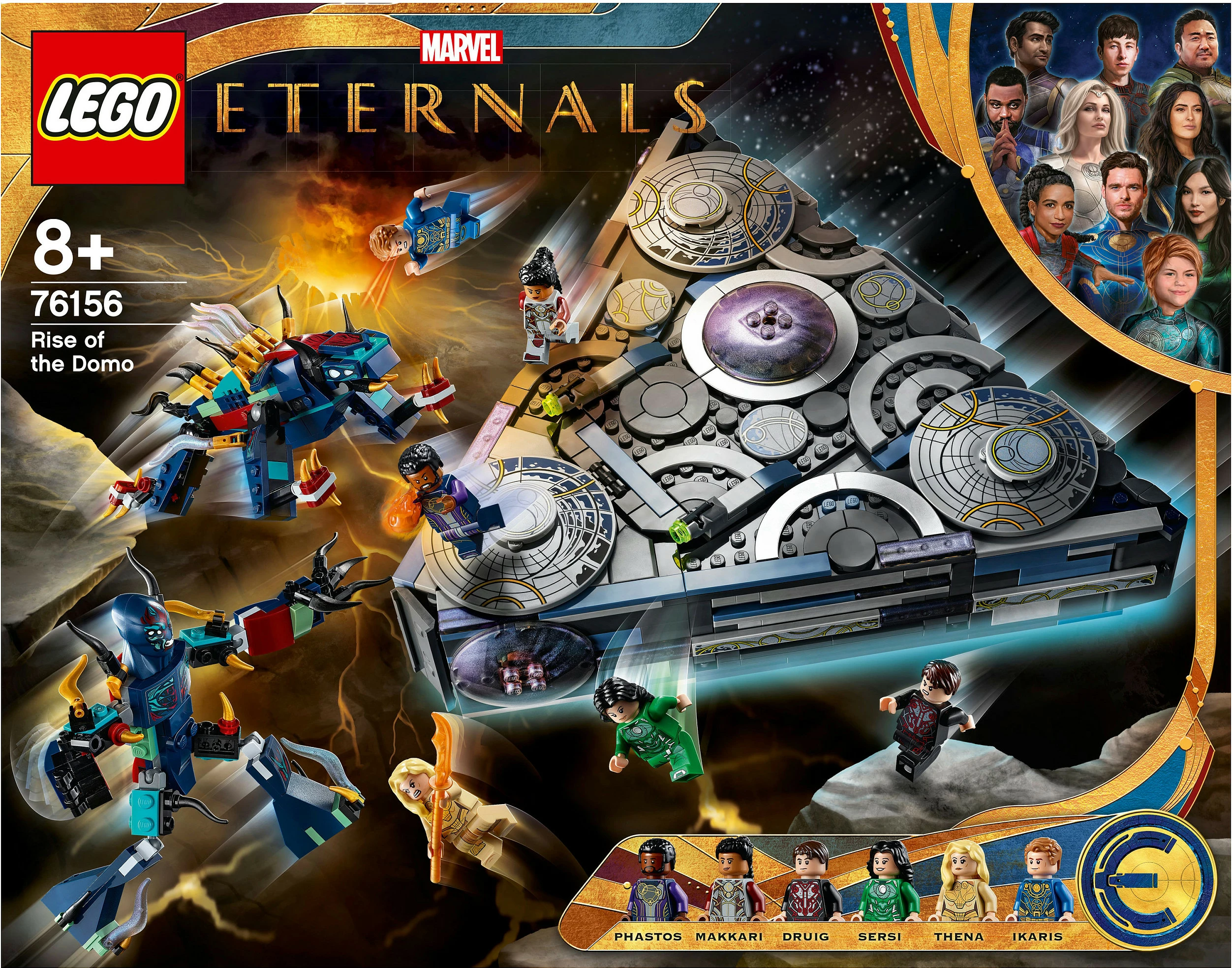 Set ndërtimi LEGO Marvel Avengers Rise of the Domo, 8 vjeç, plastik, 1040 pjesë