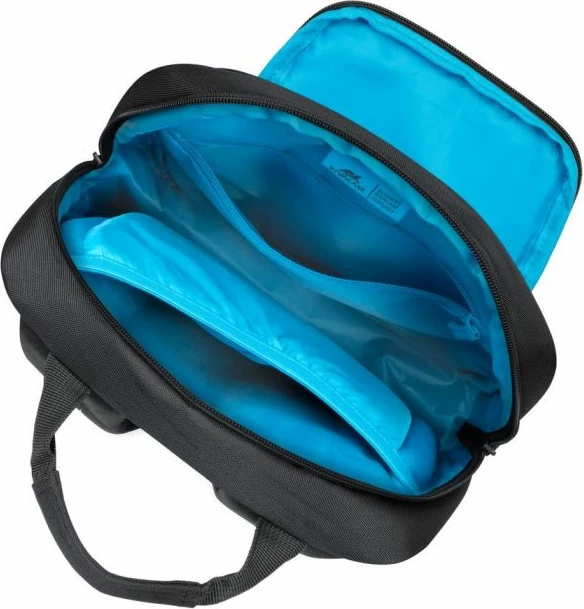 Çantë shpine për laptop RIVACASE 7523, 13.3-14\", waterproof, RPET, e zezë