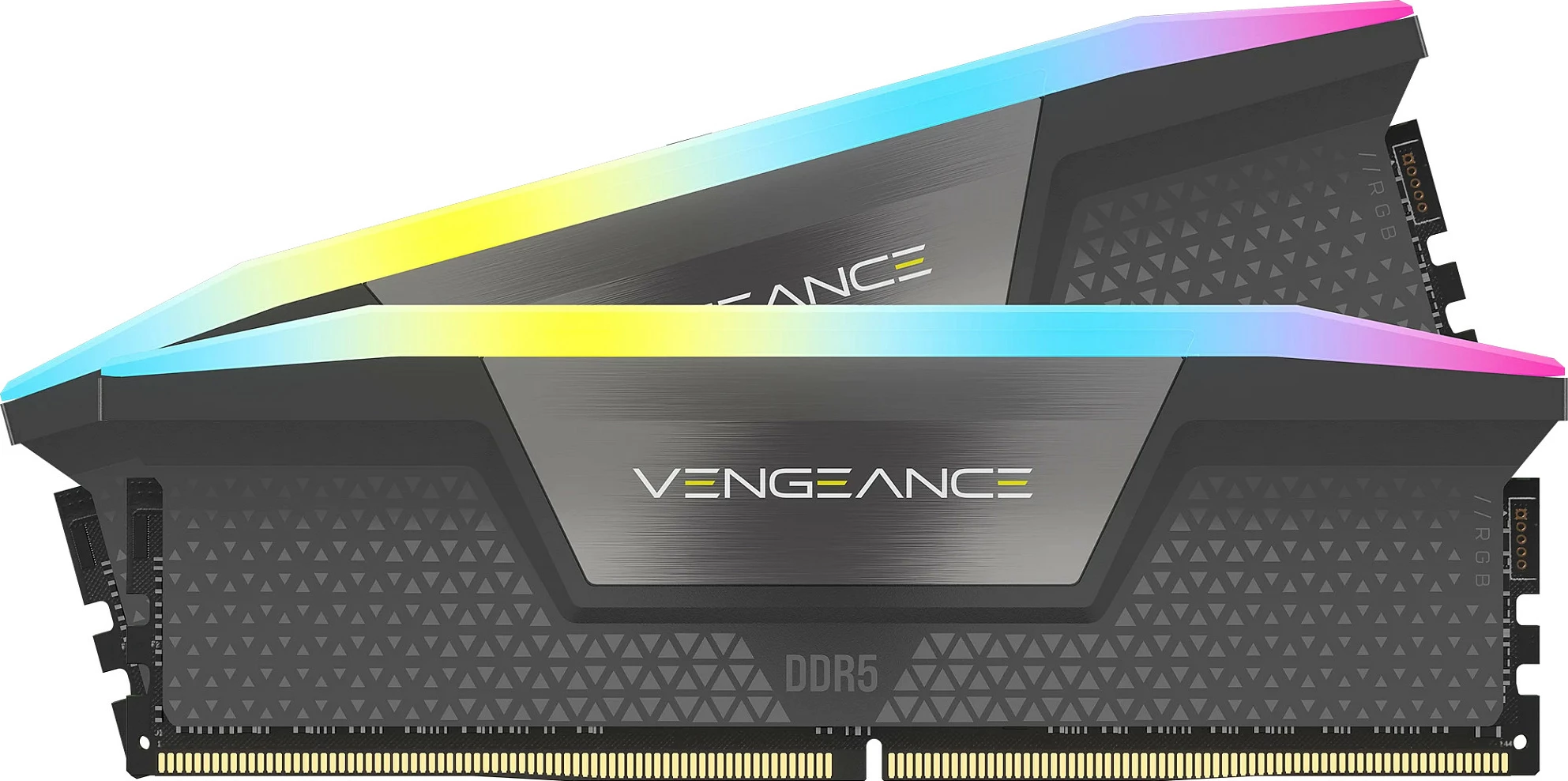RAM Memorje Corsair Vengeance RGB 32GB (2x16GB) DDR5 6400MHz CL32, e zezë