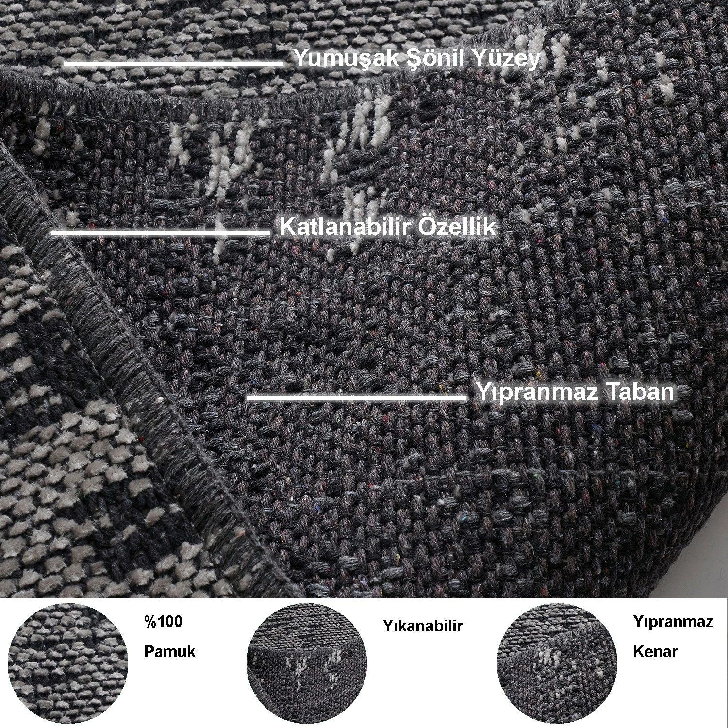 Set tapetash për banjo (2 copë), Mijolnir, Paris, ngjyrë gri