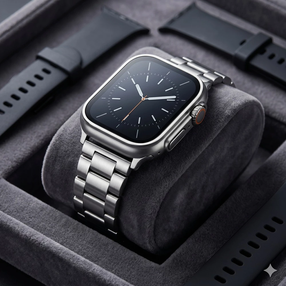 Ora e Mençur T-Watch X Max Series X (Set me rripa të ndryshëm), për njoftime, sport dhe përdorim ditor, e zezë/set multi-ngjyrësh