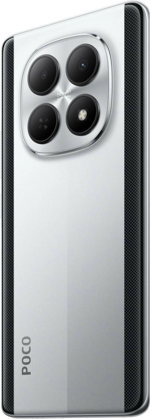 Celular Xiaomi POCO M8 5G 8/256GB argjendtë