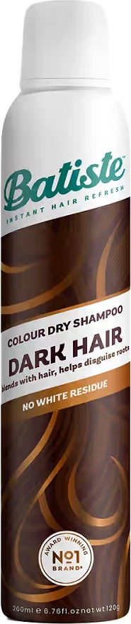 Shampon i thatë për femra Batiste Colour Dry Shampoo Dark & Deep Brown, 200ml