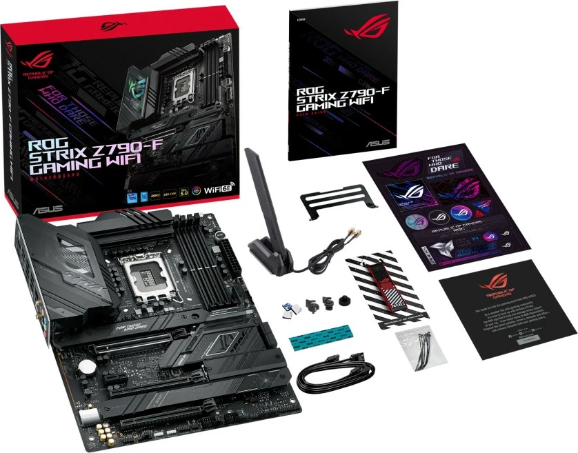 Pllakë amë ASUS ROG STRIX Z790-F GAMING WIFI, LGA 1700, DDR5-SDRAM, 192 GB