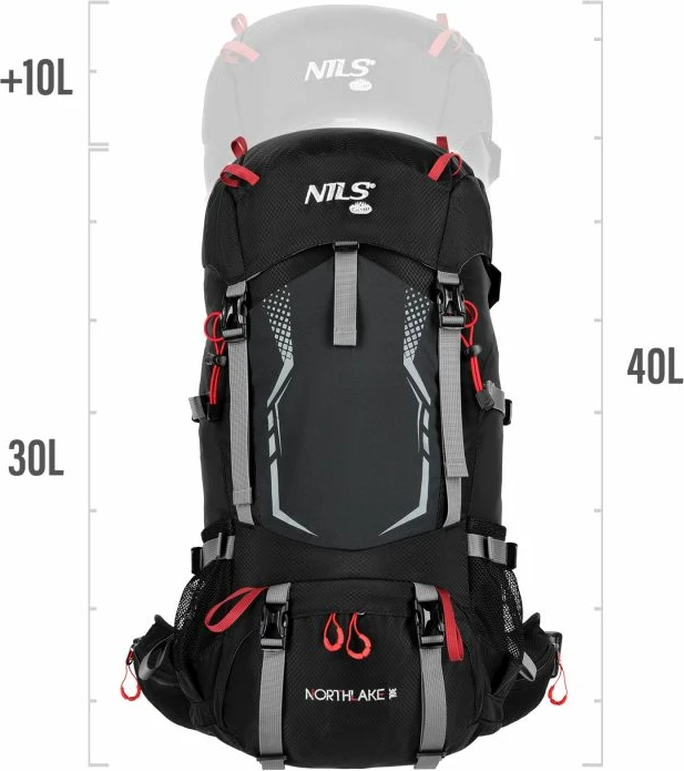 Çantë shpine turistike Nils Extreme NC1993 Northlake, e zezë