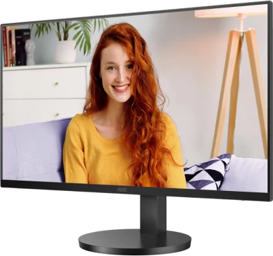 Monitor AOC U27B3AF 27\" UHD 4K IPS 60Hz HDR10, Adaptive Sync, 2x HDMI, DisplayPort, altoparlantë, i zi