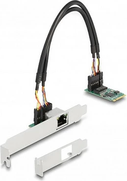 Kartelë rrjeti DeLOCK M.2 Key B+M, Intel I225-V, 1x RJ45 2.5GbE, e brendshme