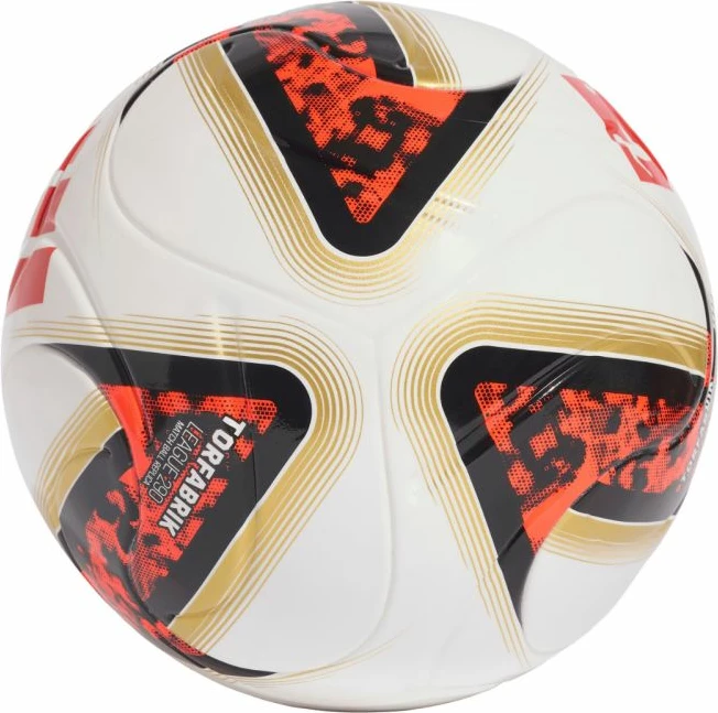 Top futbolli adidas Bundesliga 26/27 Torfabrik League J290, të bardhë-portokalli-ari [Madhësia: 4]