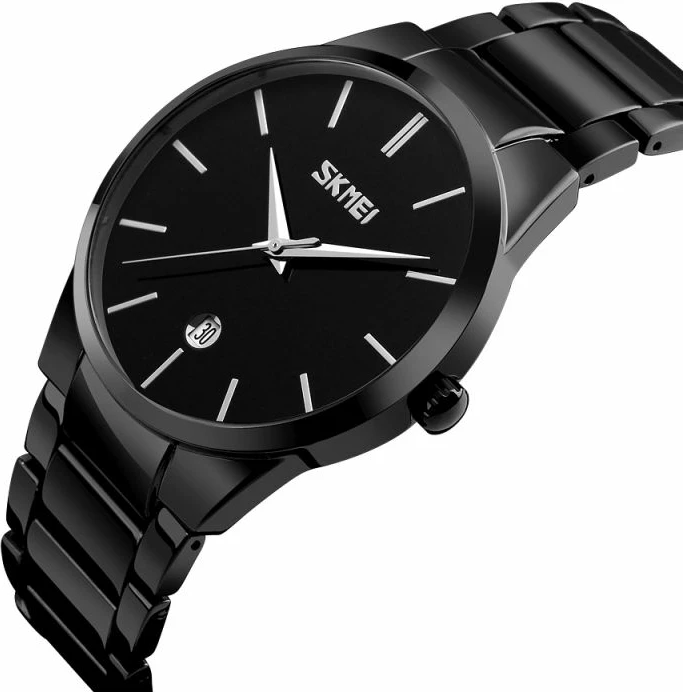 Orë dore për meshkuj Skmei, e zezë