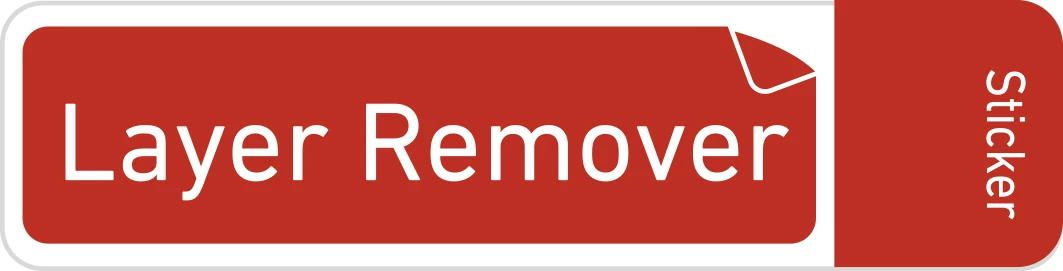 Sticker për heqje shtrese SBS, 900 copë, Kuqe