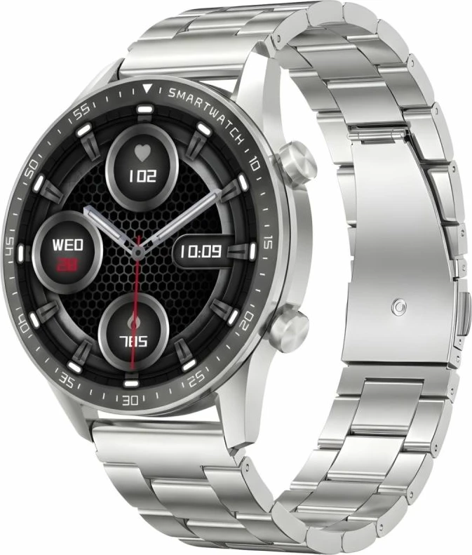 Smartwatch Gravity GT10-6, argjendtë, set me rrip dhe byzylyk