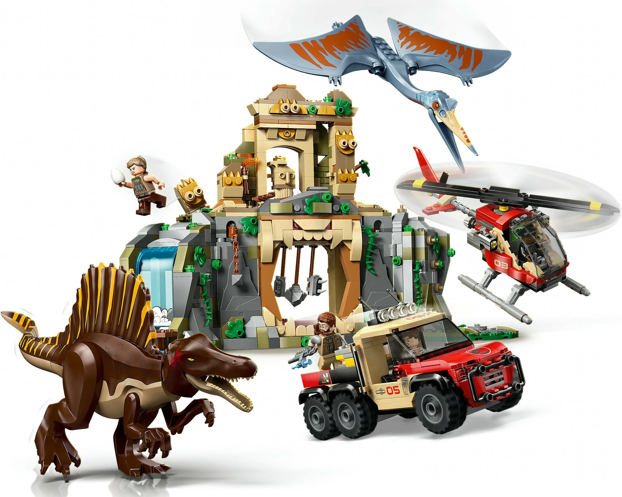 Set ndërtimi LEGO Jurassic World 76976, 984 pjesë, shumëngjyrësh