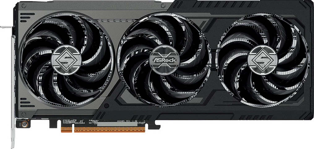 Kartelë grafike ASRock Radeon RX 9070 GRE Steel Legend, 12GB GDDR6, PCIe 5.0, e zezë
