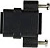 Bashkues RJ45 LogiLink Cat.5e UTP, 2x prizë RJ45, me flanxhë montimi, i zi