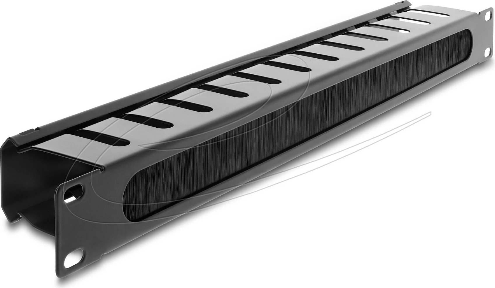 Panel menaxhimi kabllove DeLOCK 67628, 1U, 19", nylon, i zi