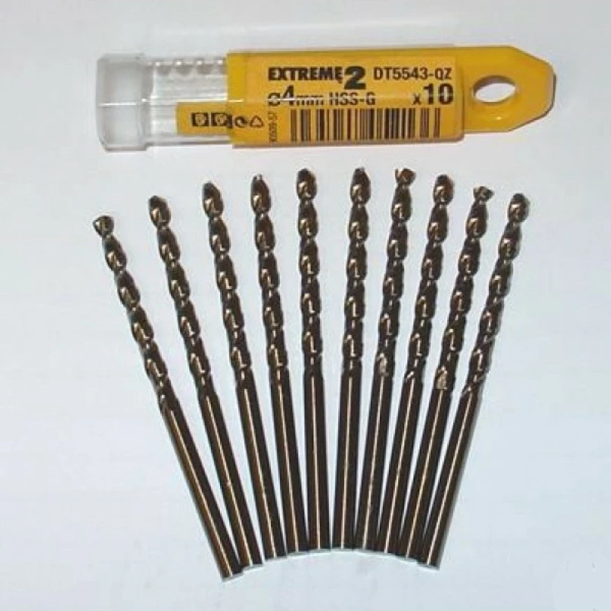 Set svederash Dewalt DT5543 HSS-G Extreme2 4x75 mm, 10 copë