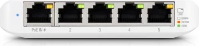 Switch Ubiquiti UniFi USW Flex Mini, EU, Bardhë