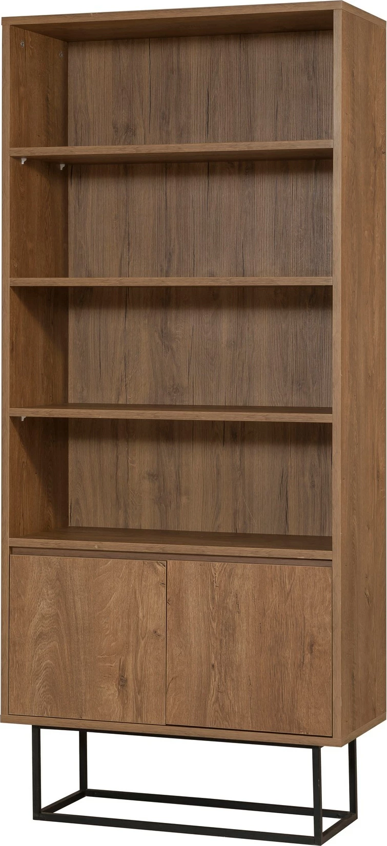 Set mobiljesh për dhomë dite Skye Decor, Laxus Takım 24, ngjyrë arre dhe e zezë