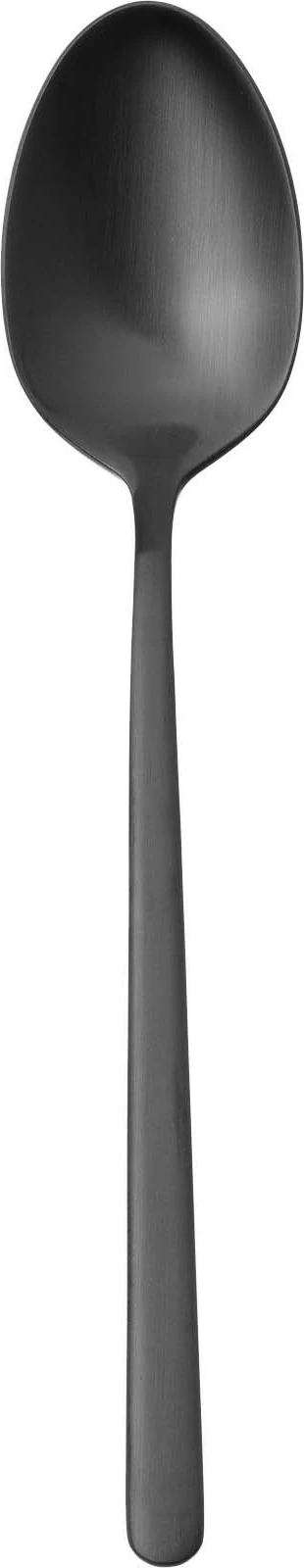 Lugë ëmbëlsire OVE Amarone 184 mm e zezë, set 12 copë