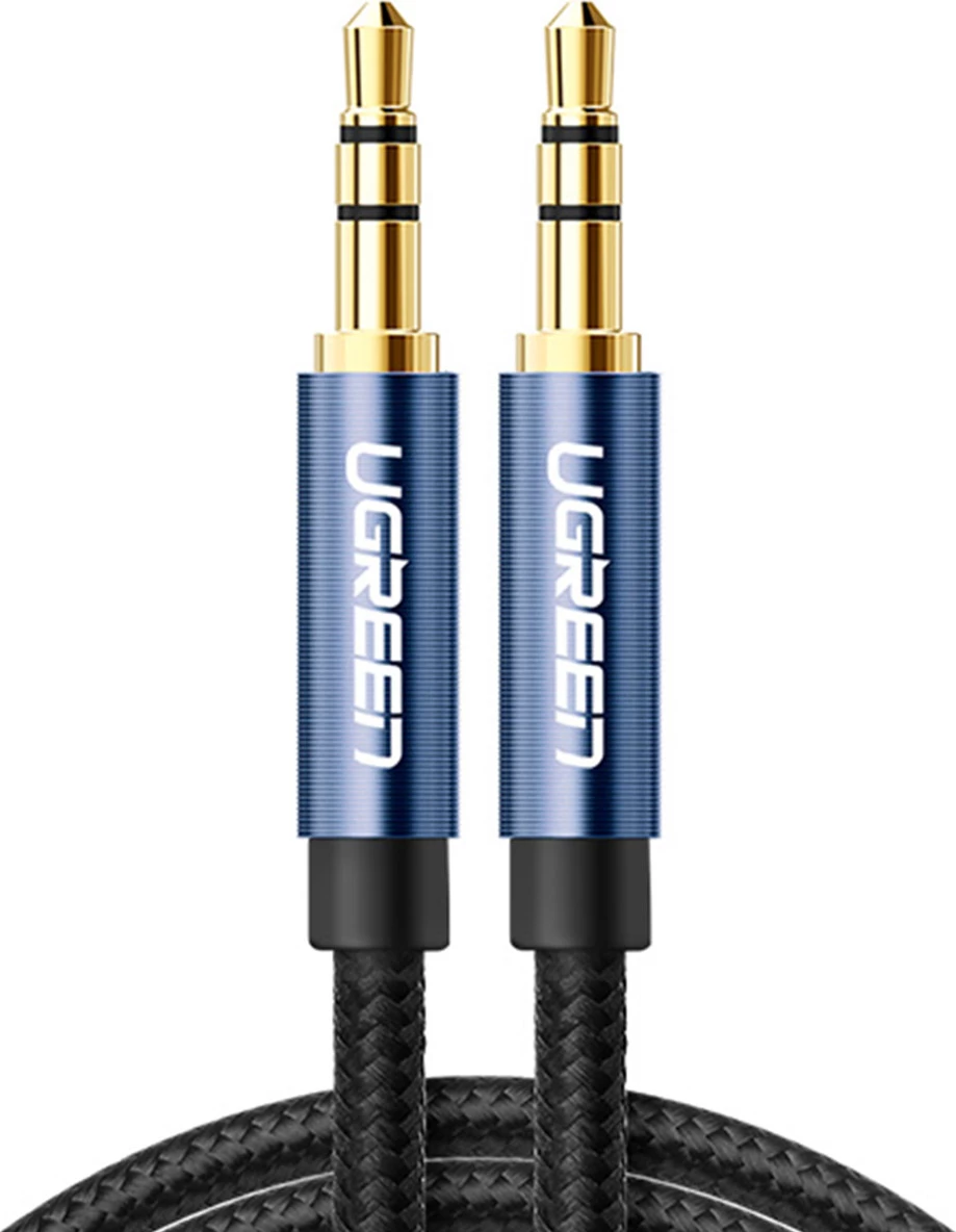 Kabllo audio AUX Ugreen AV112, 1.5m, mini jack 3.5mm, Blu