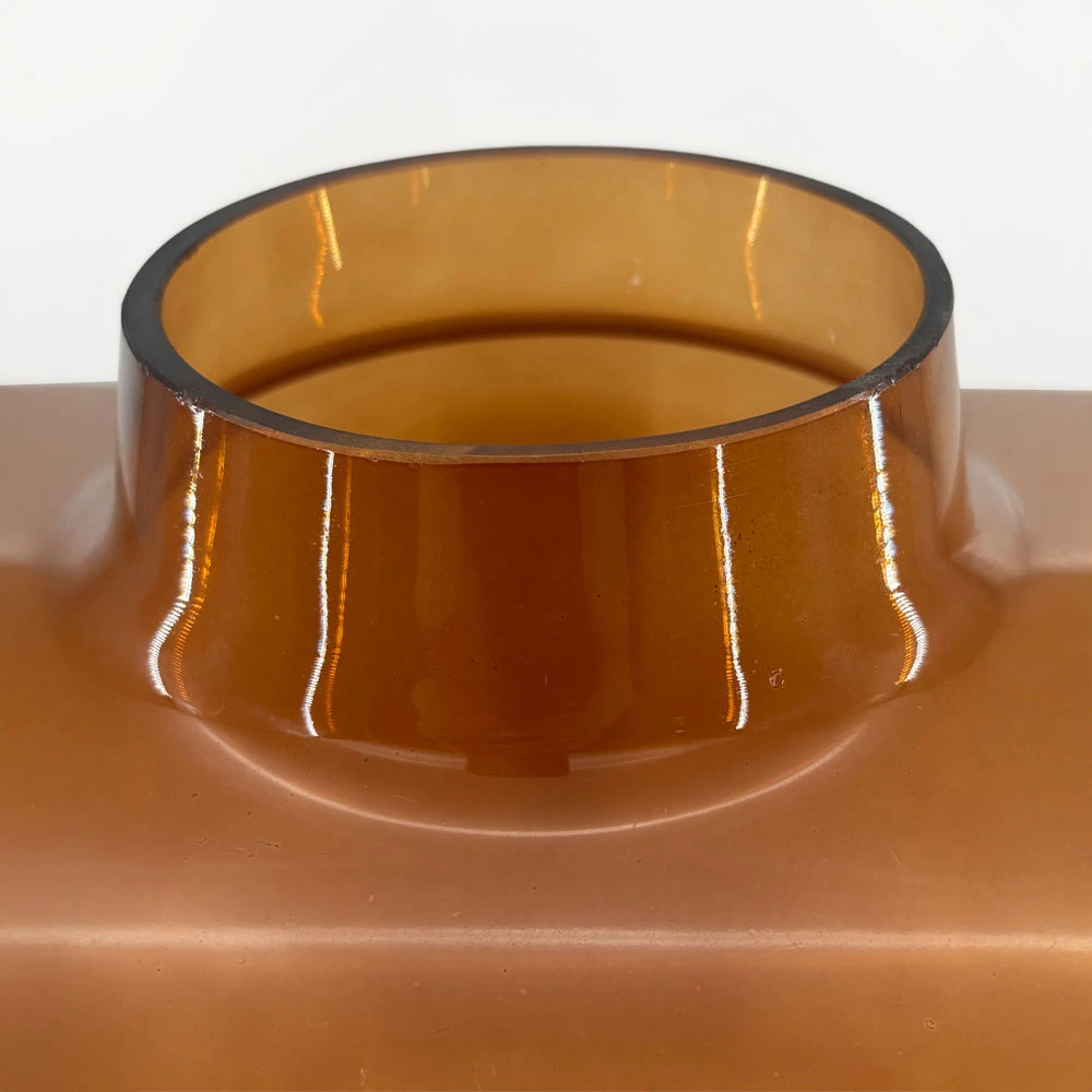 Vazo qelqi VIDRIO, ngjyrë karamel, 34x34x48cm